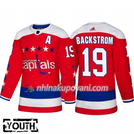 Washington Capitals Dresy Nicklas Backstrom 19 Alternate 2018-2019 Adidas Authentic - Dětské